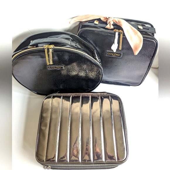 Lancome Toiletry Travel Large Cases 💅🏼 LOT Bundle 3 NEW & one gently pre-owned - Picture 4 of 8